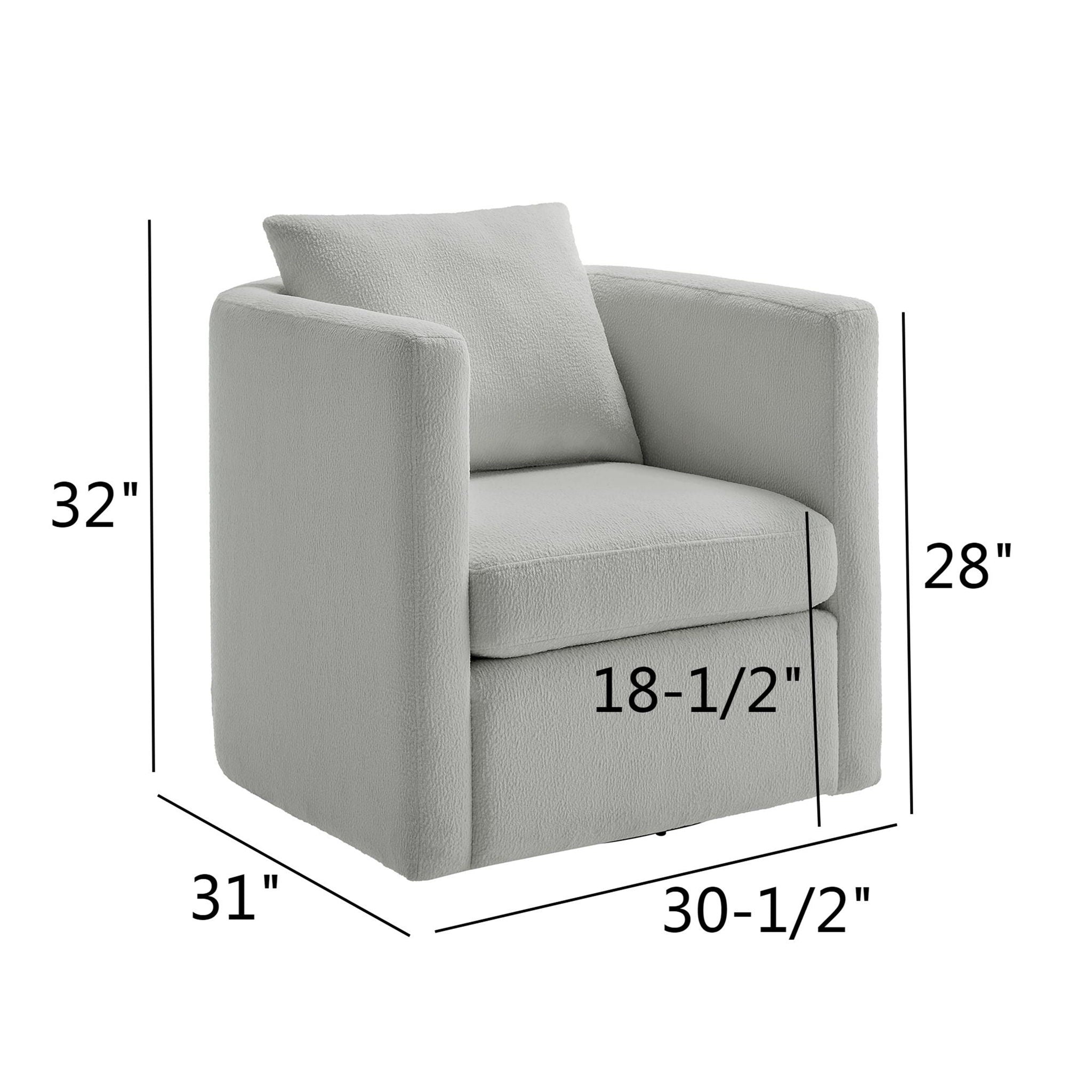 Sutton - Swivel Barrel Chair by HouseOfZazla