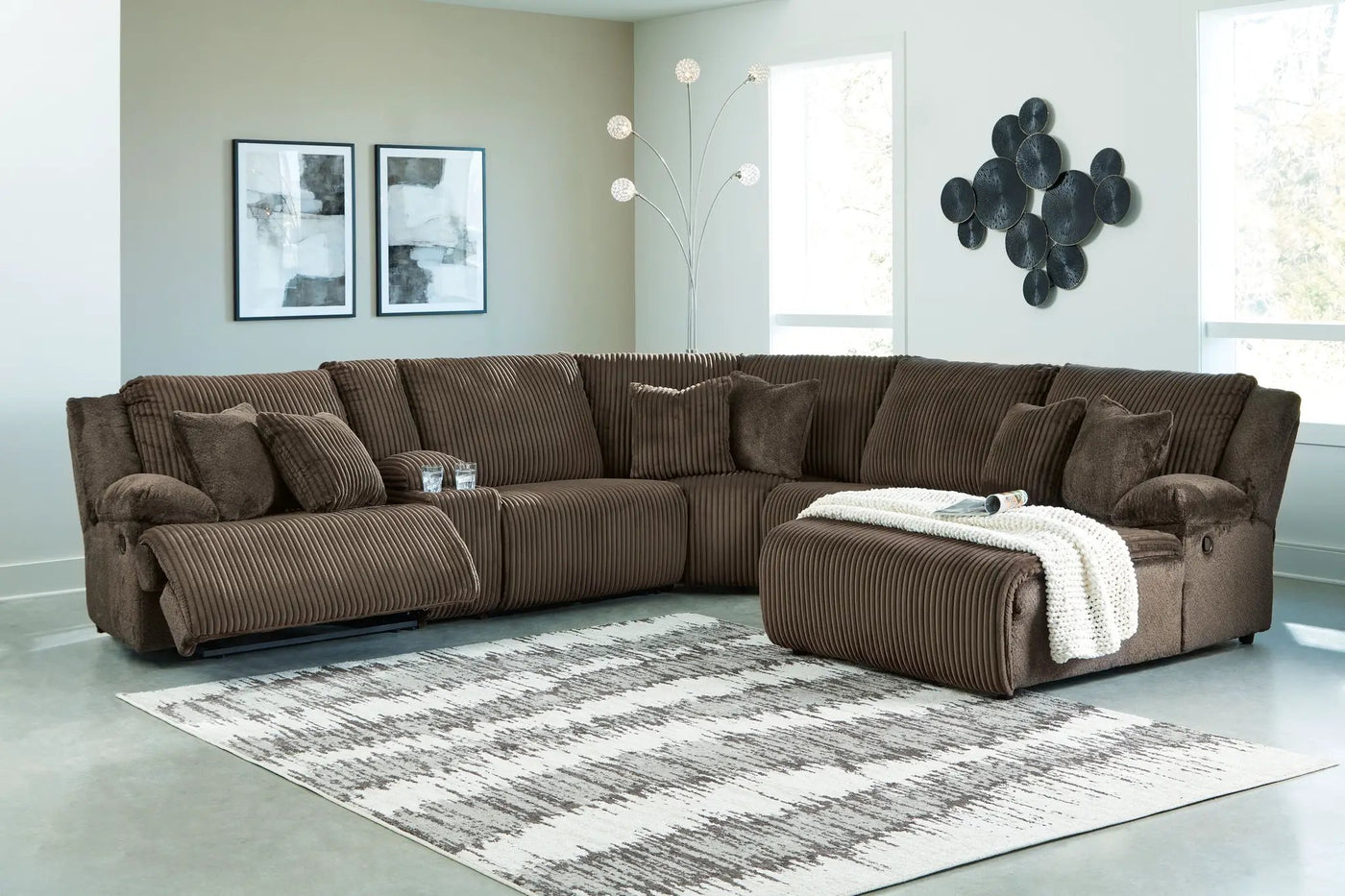 Top Tier - Reclining Sectional by Unique Piece Furniture