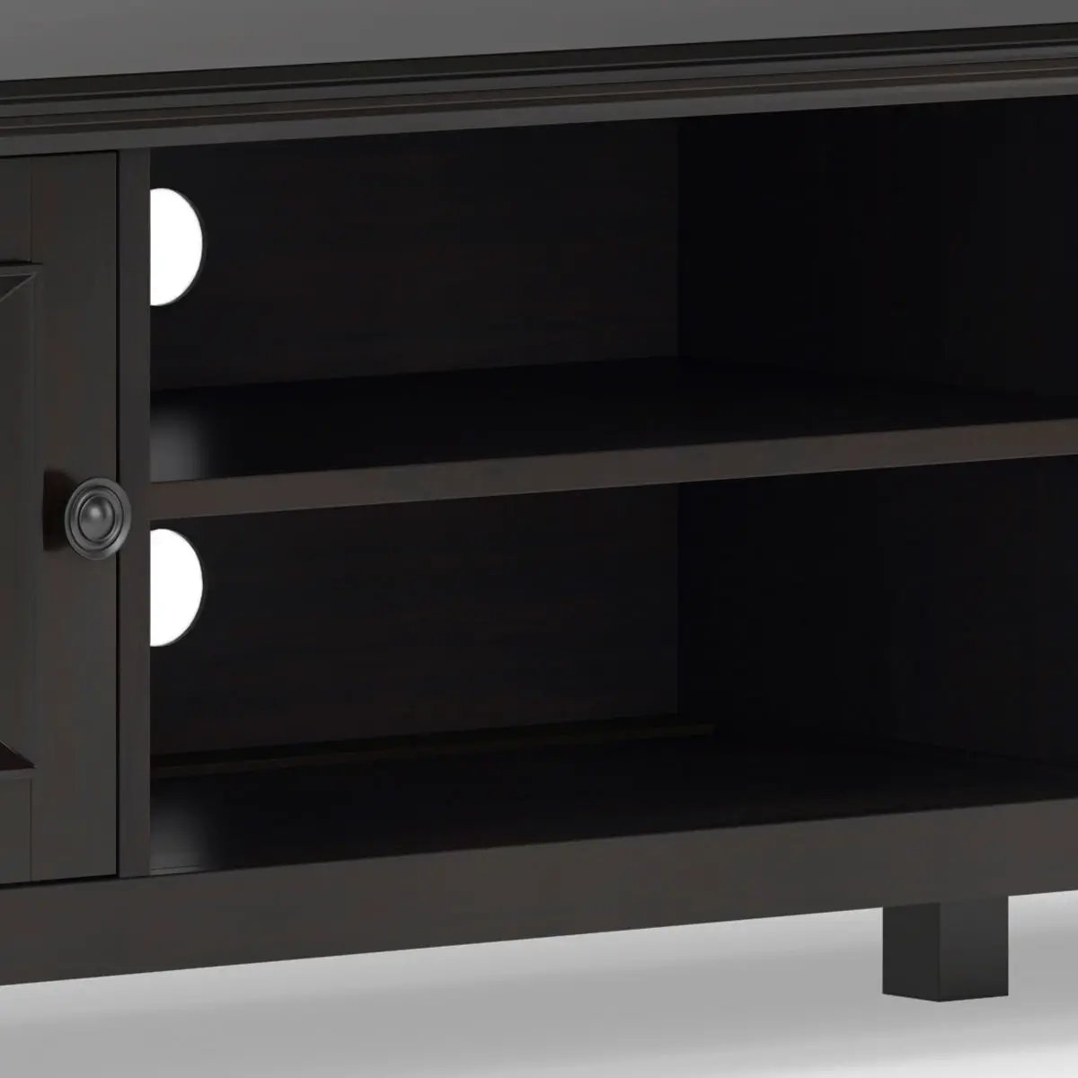 Amherst - Low TV Media Stand - Hickory Brown by HouseOfZazla