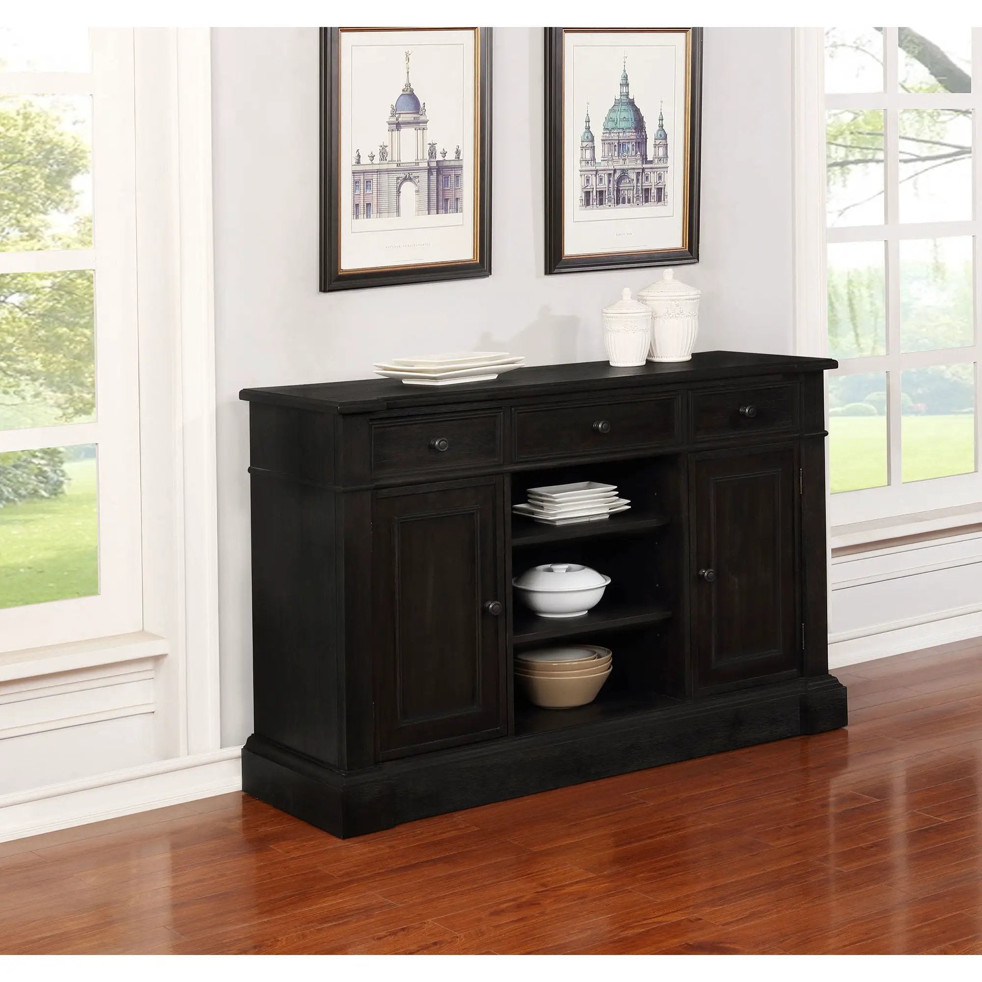 Larchmont - 3 Drawer - Dark Brown by HouseOfZazla