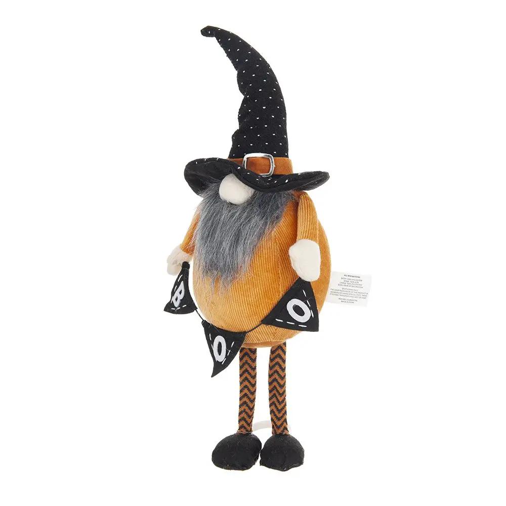 Standing Gnome With Gnome & Holding Banner, For Halloween Decor by HouseOfZazla