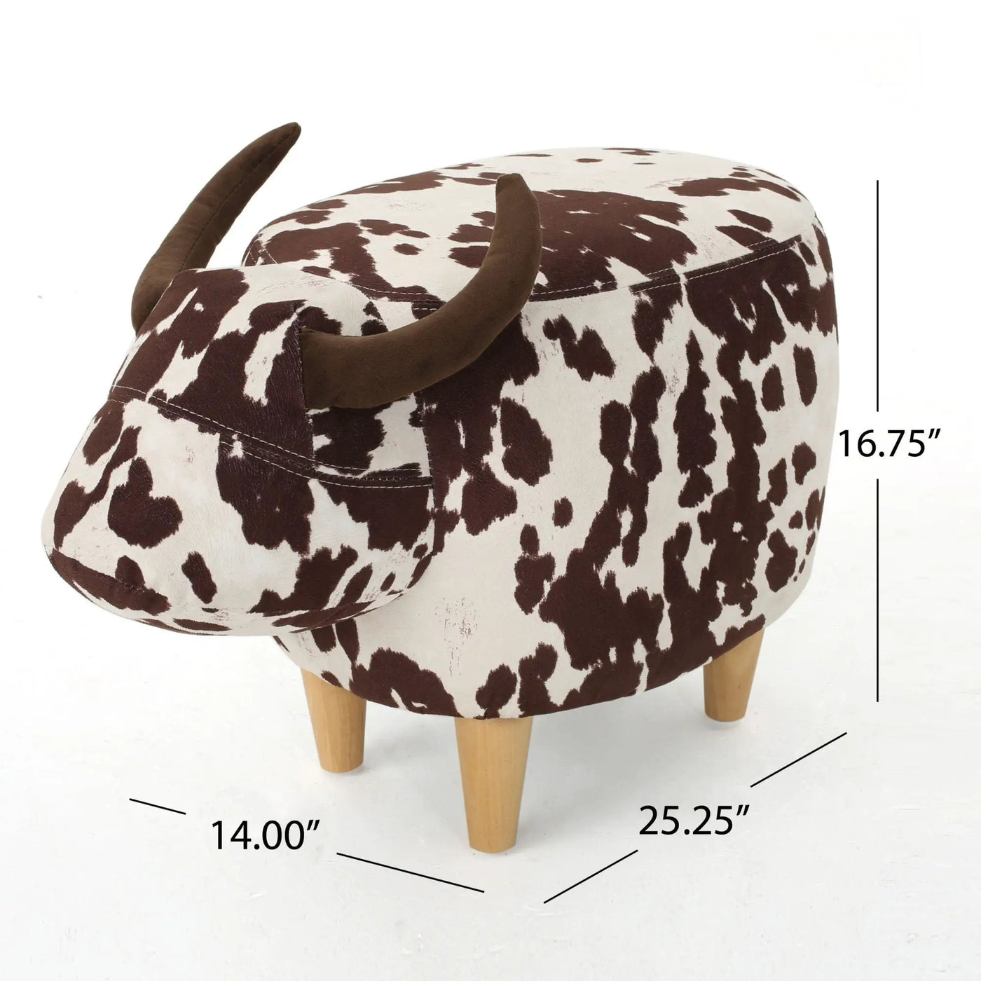 Cow Shaped Ottoman Footstool by HouseOfZazla