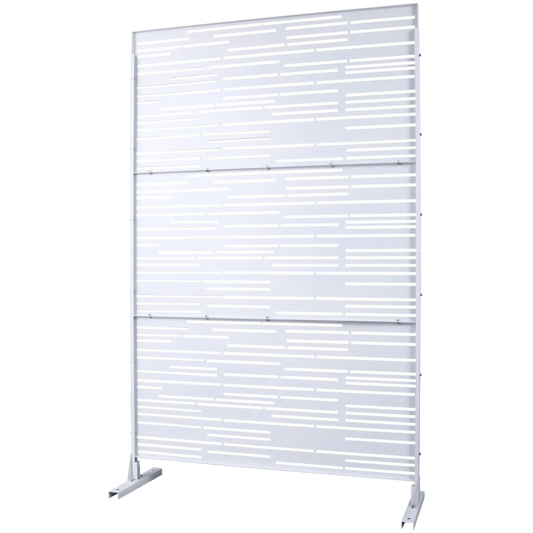Outdoor & Indoor Freestanding Metal Privacy Screen by HouseOfZazla