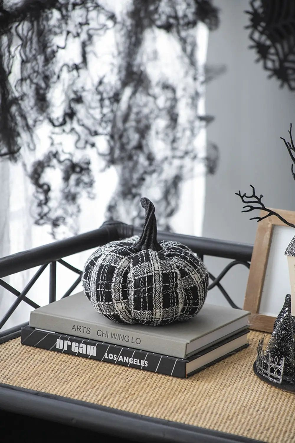 Set of 2, 7x7x7" Fabric Light by HouseOfZazla
