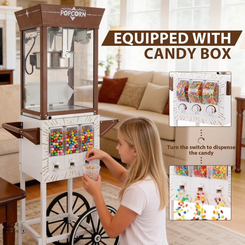12oz Retro Popcorn Machine by HouseOfZazla