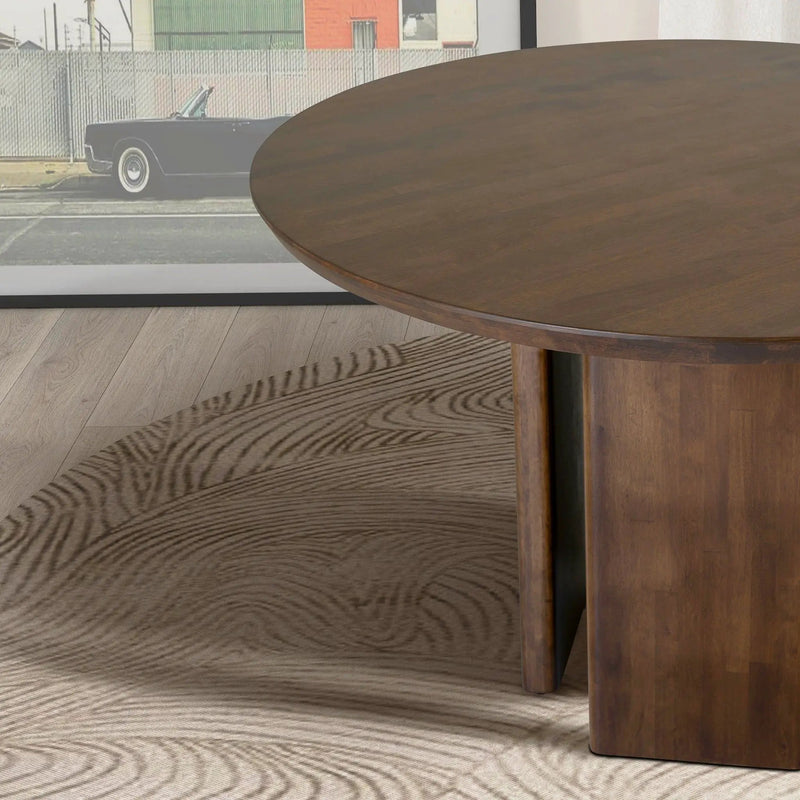 Alden - Round Dining Table - Walnut by Unique Piece Furniture