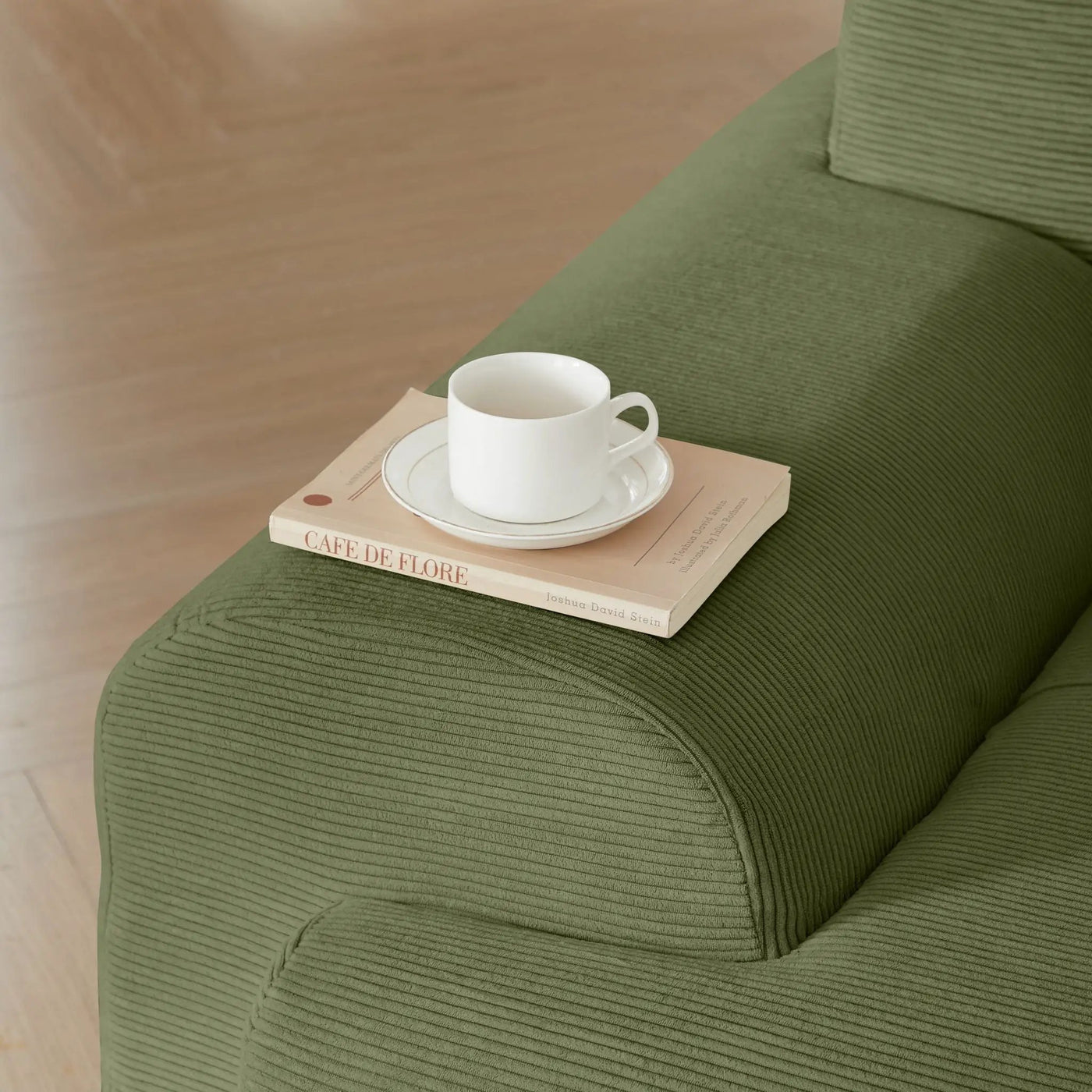 L Shaped Modular Sectional Sofa And Movable Ottoman by HouseOfZazla