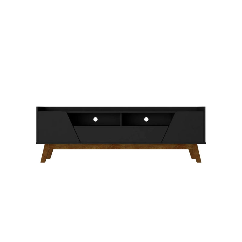 Marcus - TV Stand With 4 Shelves And Soft Close Doors by HouseOfZazla