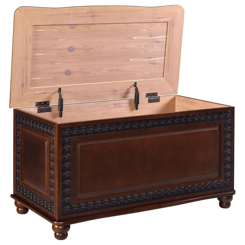 Finlay Cedar Chest Dark Tobacco by Unique Piece Furniture