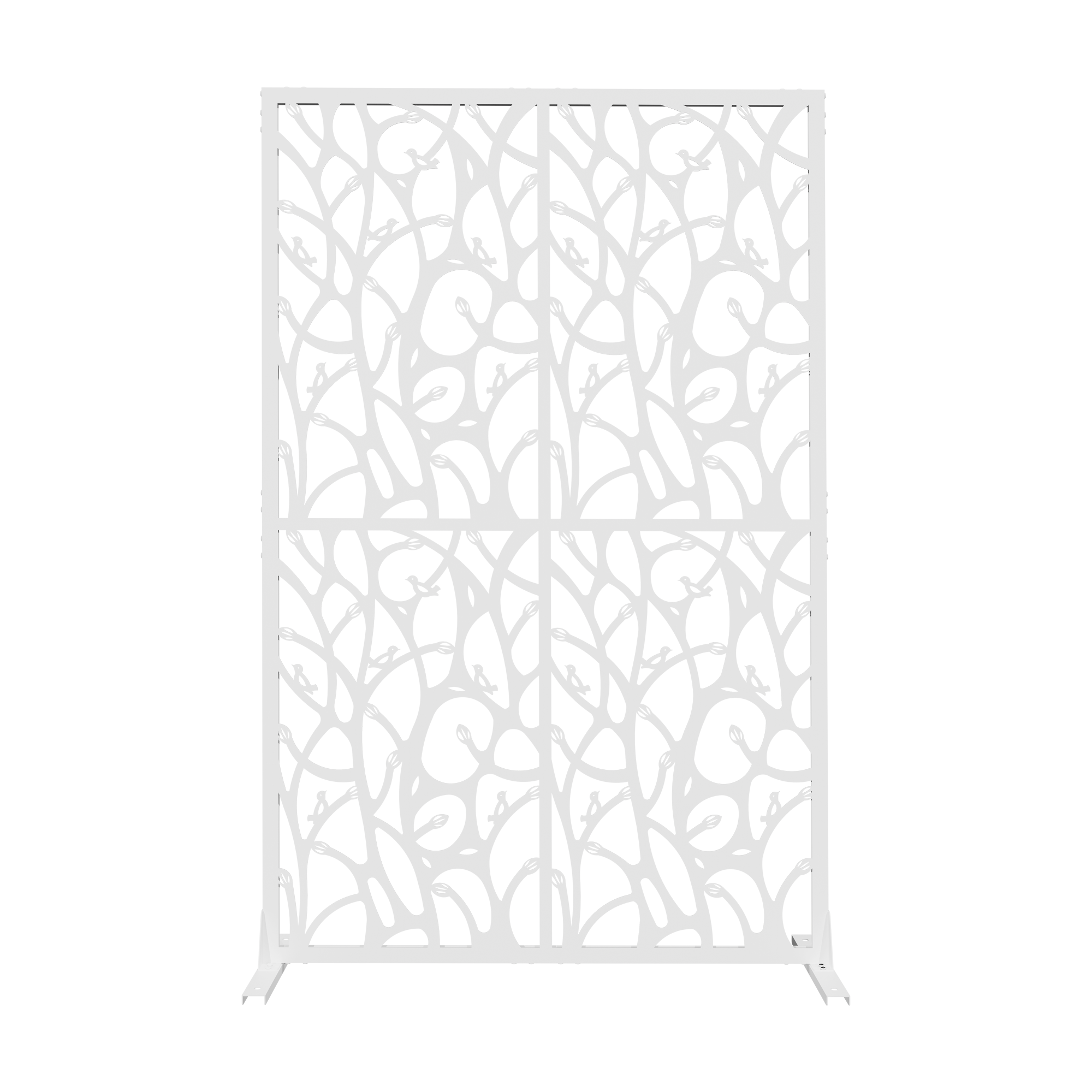 Metal Privacy Screens W3.8Ft x H6Ft Outdoor and Indoor Divider by HouseOfZazla