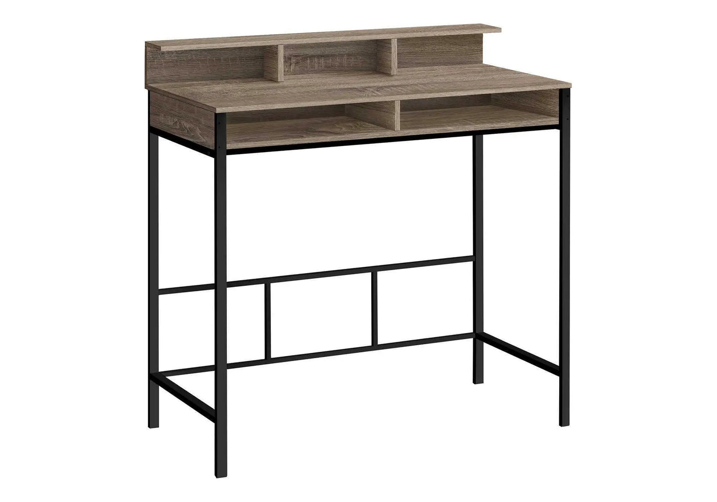 Computer Desk For Home Office, Standing, Storage Shelves, Laptop, Contemporary & Modern by Unique Piece Furniture