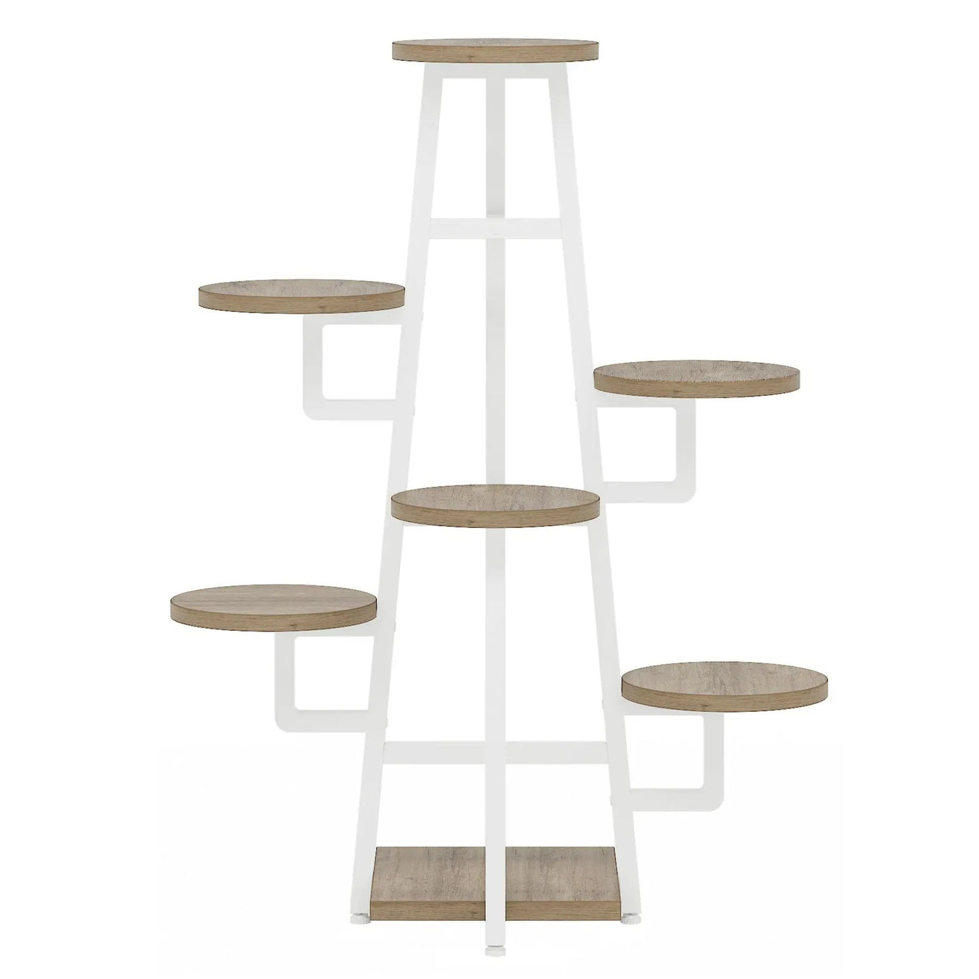 7 Tier Corner Plant Shelf With High Low Design For Living Room by HouseOfZazla