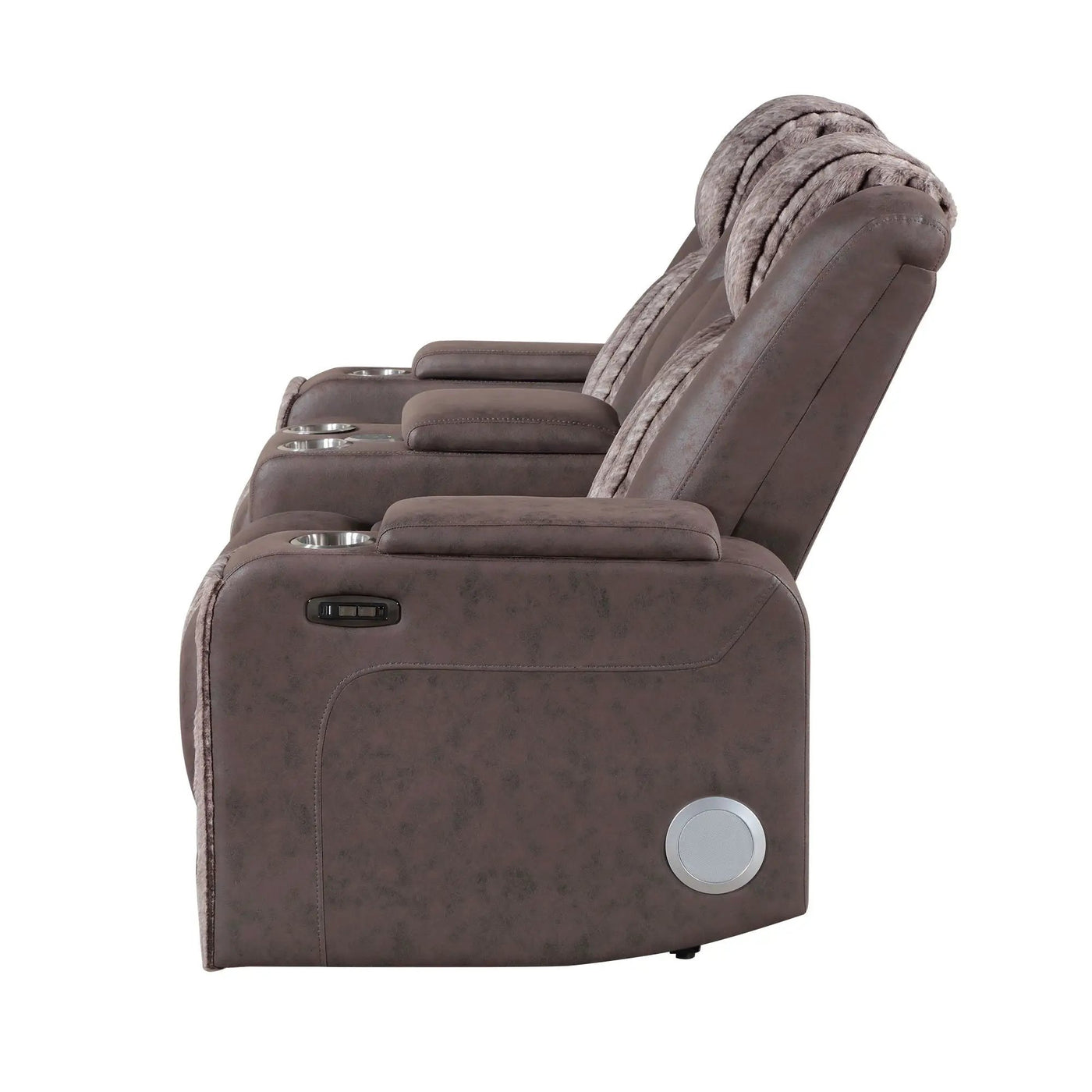 Duran - Power Reclining Loveseat With Power Headrest by HouseOfZazla