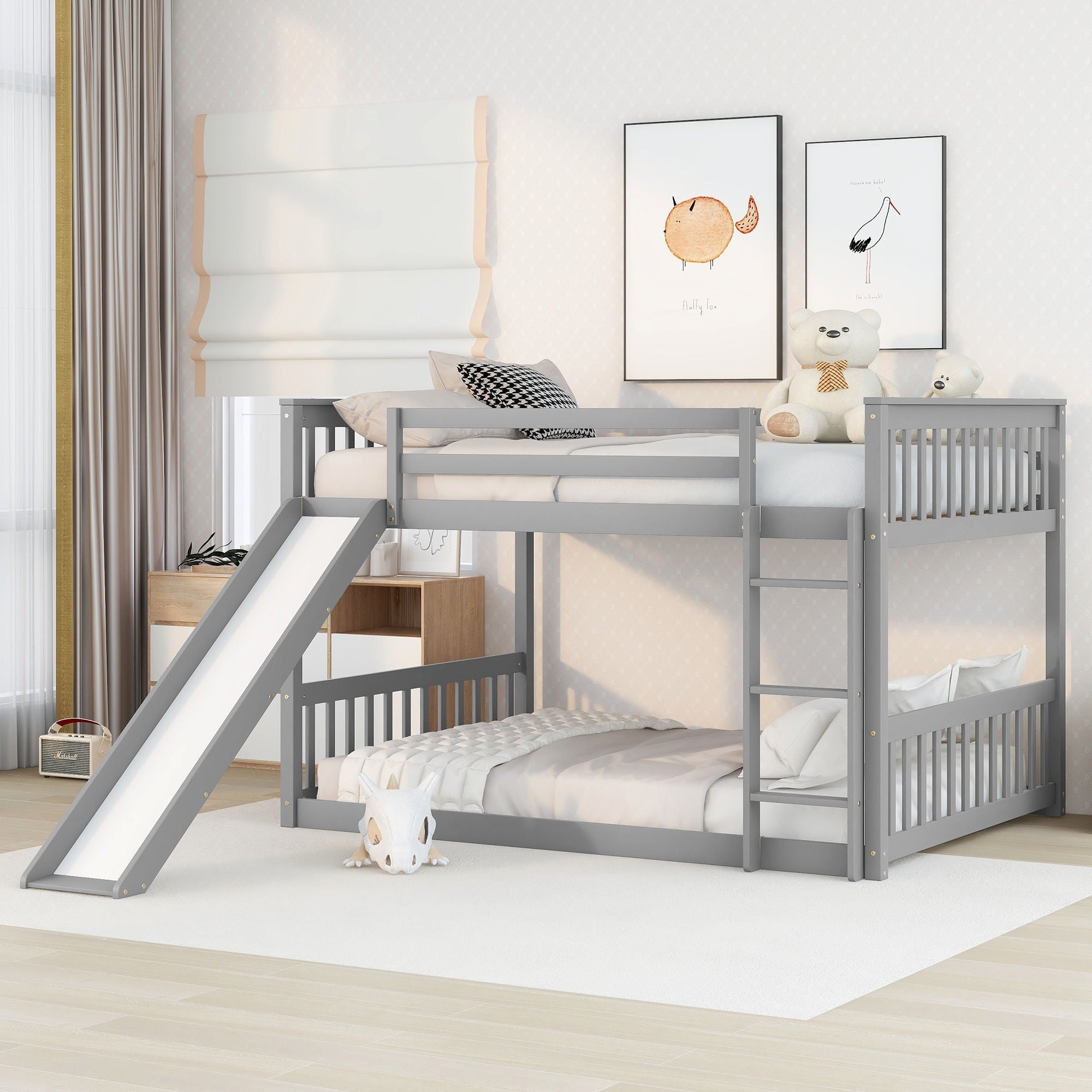 Bunk Bed With Slide And Ladder by HouseOfZazla