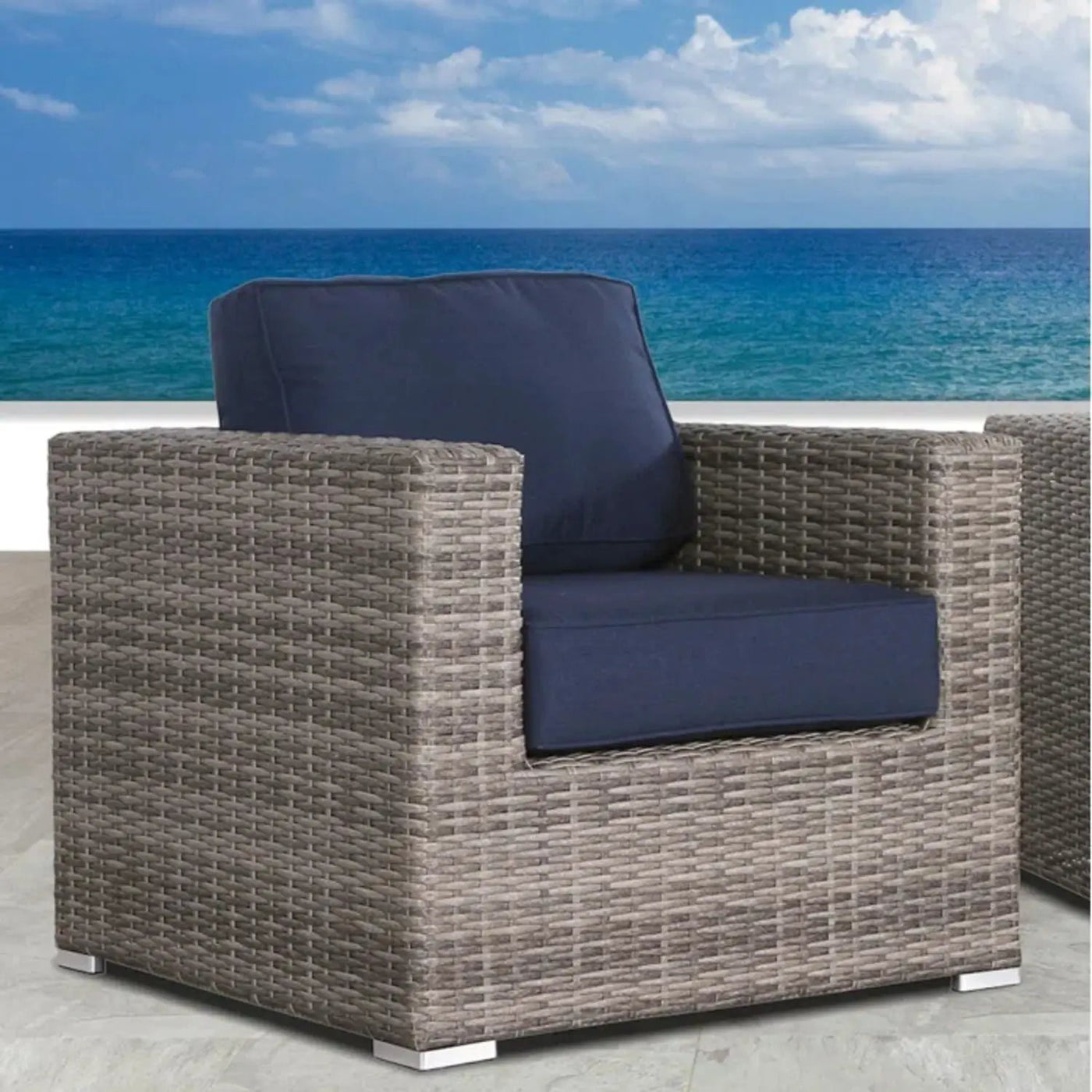 Patio Chair With Cushions Stylish Design by HouseOfZazla