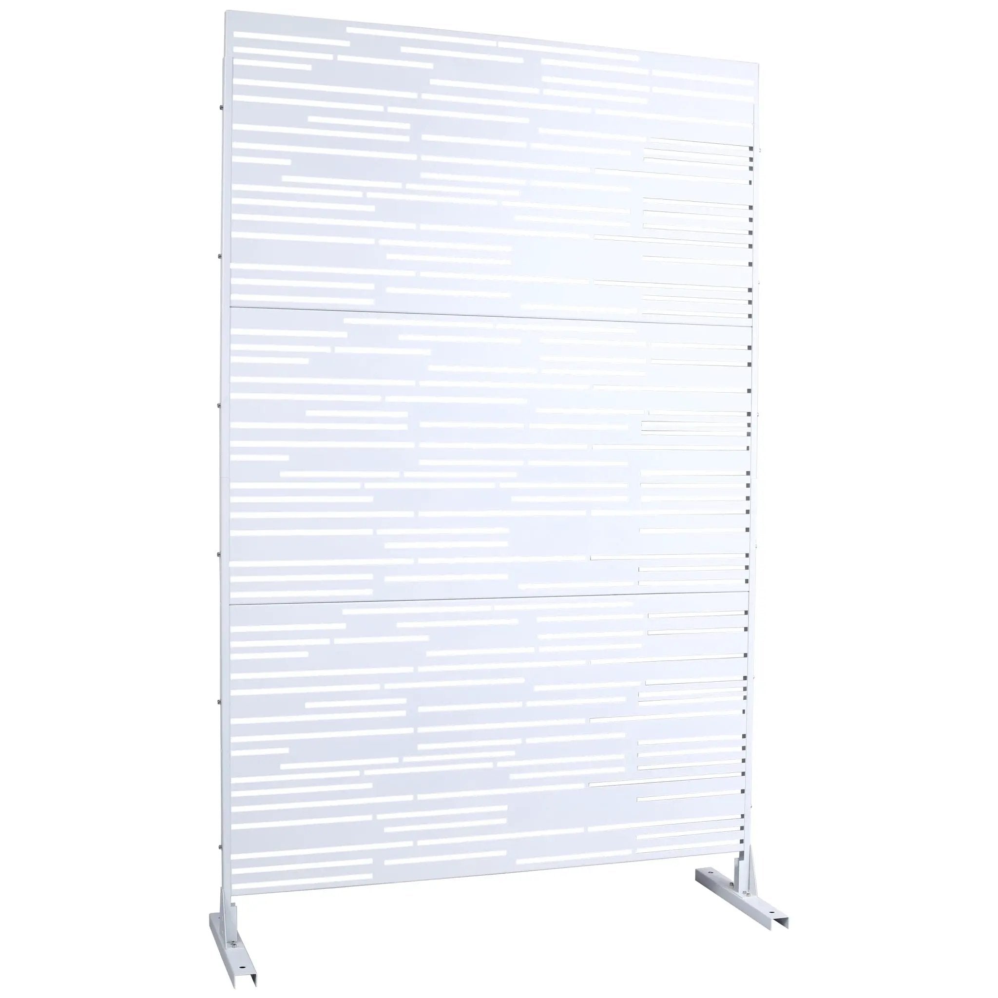 Outdoor & Indoor Freestanding Metal Privacy Screen by HouseOfZazla