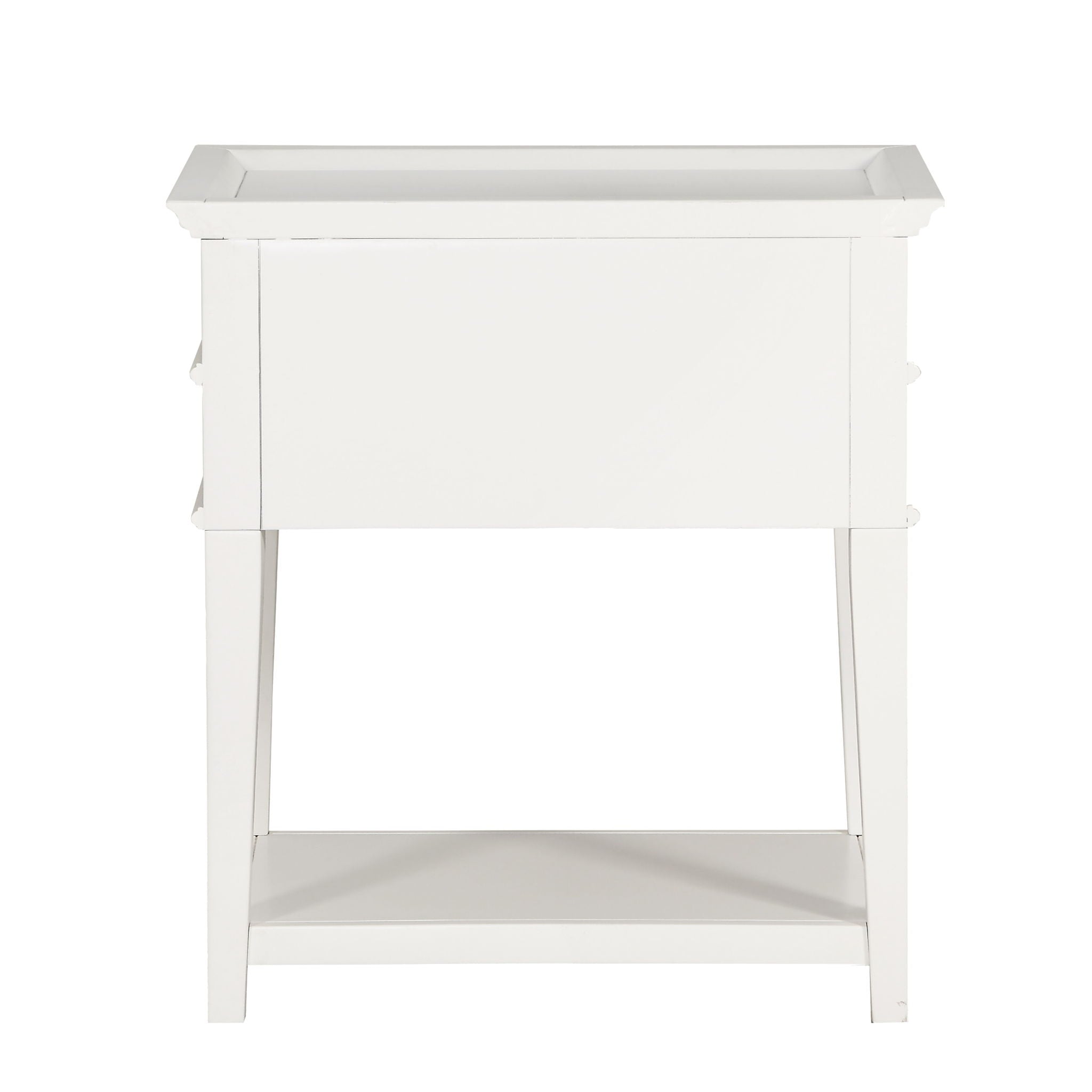 Carmona - 2 Drawer Tray Top Nightstand Pulls by HouseOfZazla