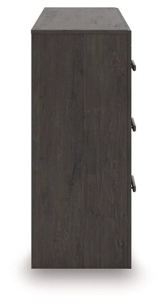 Prendonea - Six Drawer Dresser - Charcoal by Unique Piece Furniture