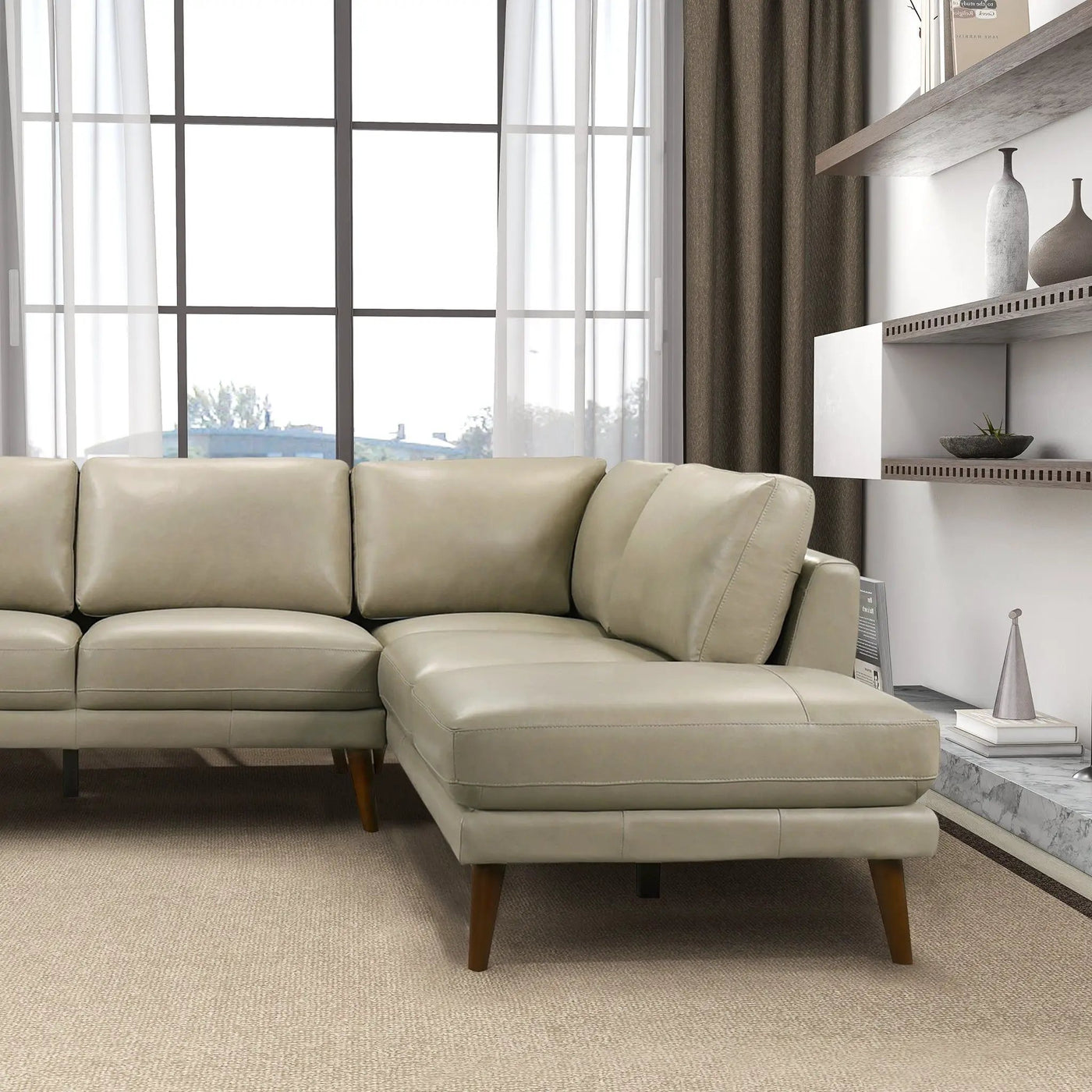 Benson - Sectional Sofa With Chaise by HouseOfZazla