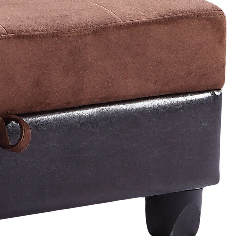 Stylish Storage Contemporary Ottoman by Unique Piece Furniture