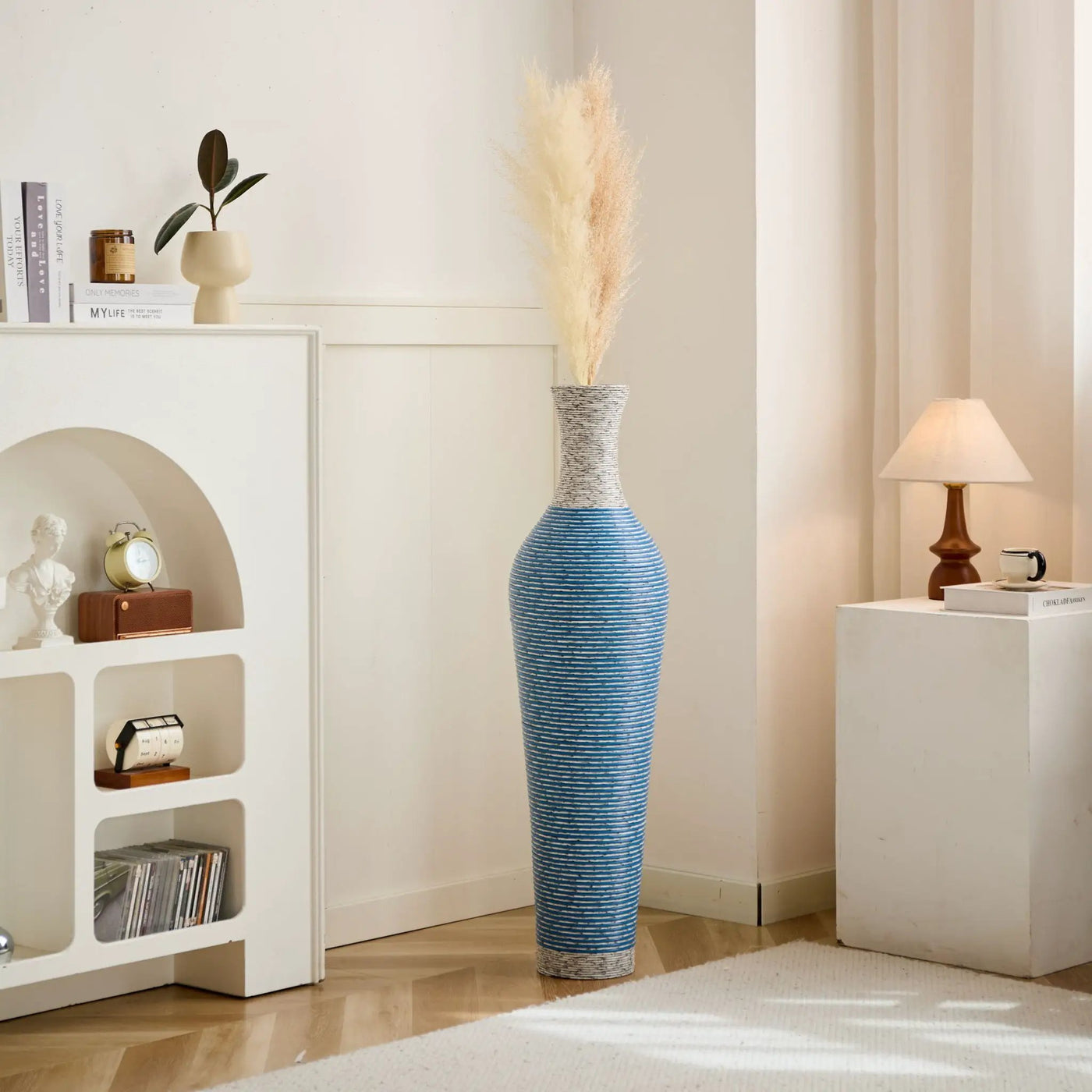 Classic And Neat Floor Vase, High Independent Flower Stand (Set of 3) by HouseOfZazla