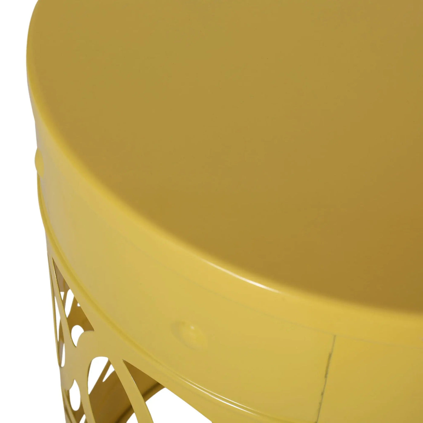 Outdoor Metal Side Table Set of 2 by HouseOfZazla