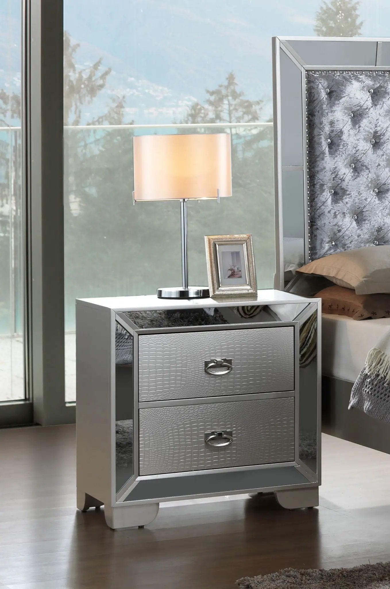 Contemporary Nightstand With Versatility by Unique Piece Furniture