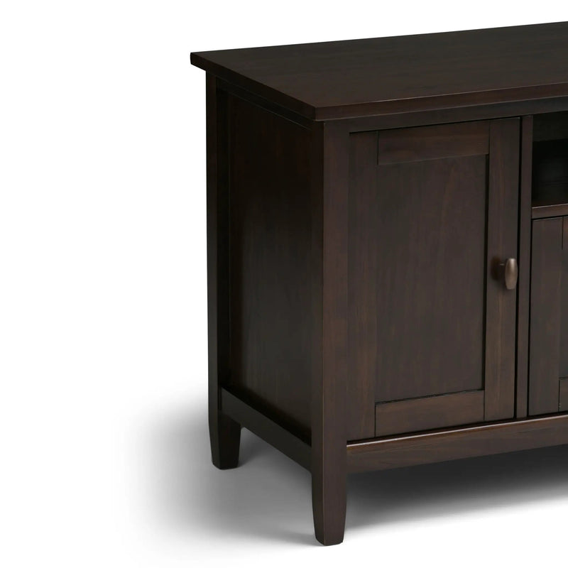 Warm Shaker - TV Media Stand Handcrafted - Tobacco Brown by HouseOfZazla