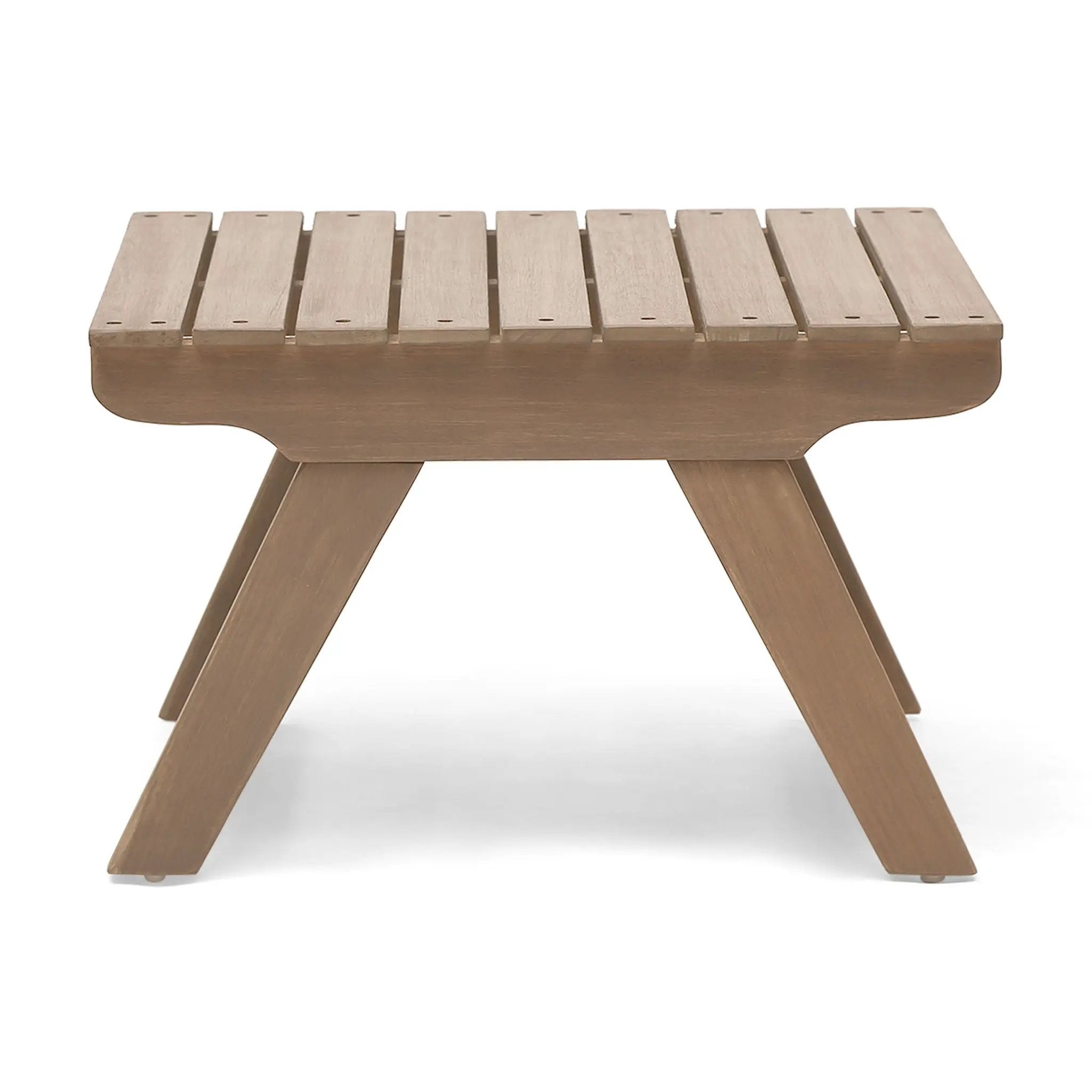 Sedona Outdoor Side Table With Open Slat Design by HouseOfZazla