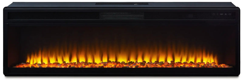 Entertainment Accessories - Wide Fireplace Insert - Black by Unique Piece Furniture