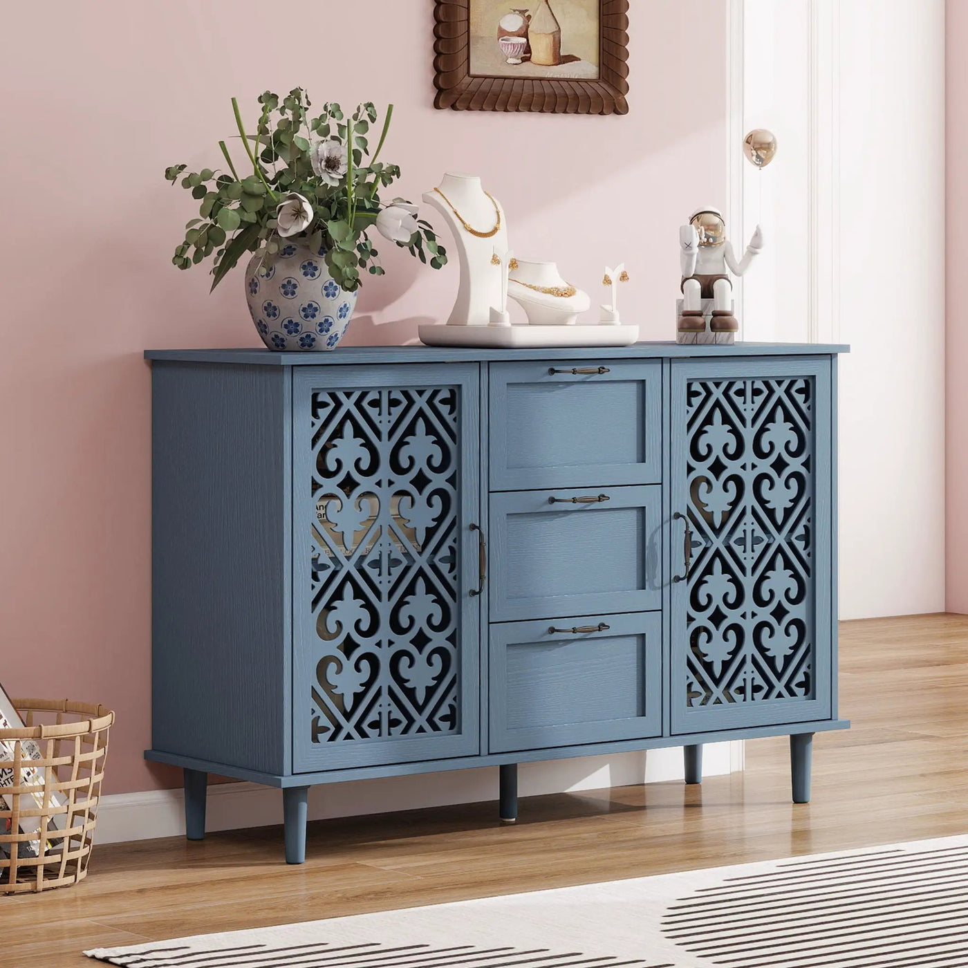 2 Door 3 Drawer Cabinet by HouseOfZazla