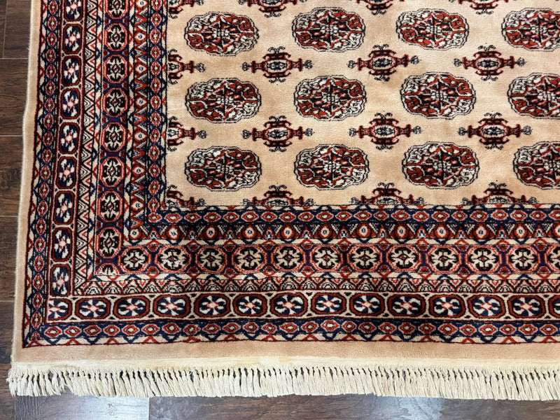 Karastan Rug 8.2 x 11.6 Beige Bokhara, Wool Pile, Vintage Discontinued Karastan Area Rug, Belgium Power Loomed Rug by Jewel Rugs