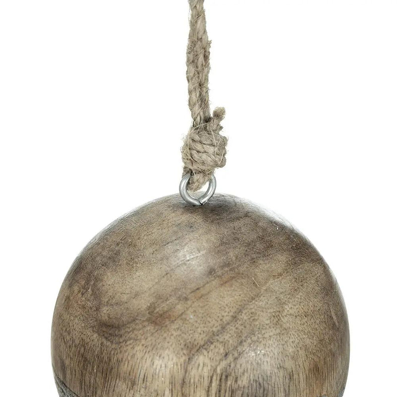 Christmas Ball Ornaments, Wood Decorative Hanging Ball Christmas Tree Ornaments For Holiday Party Decorations by HouseOfZazla