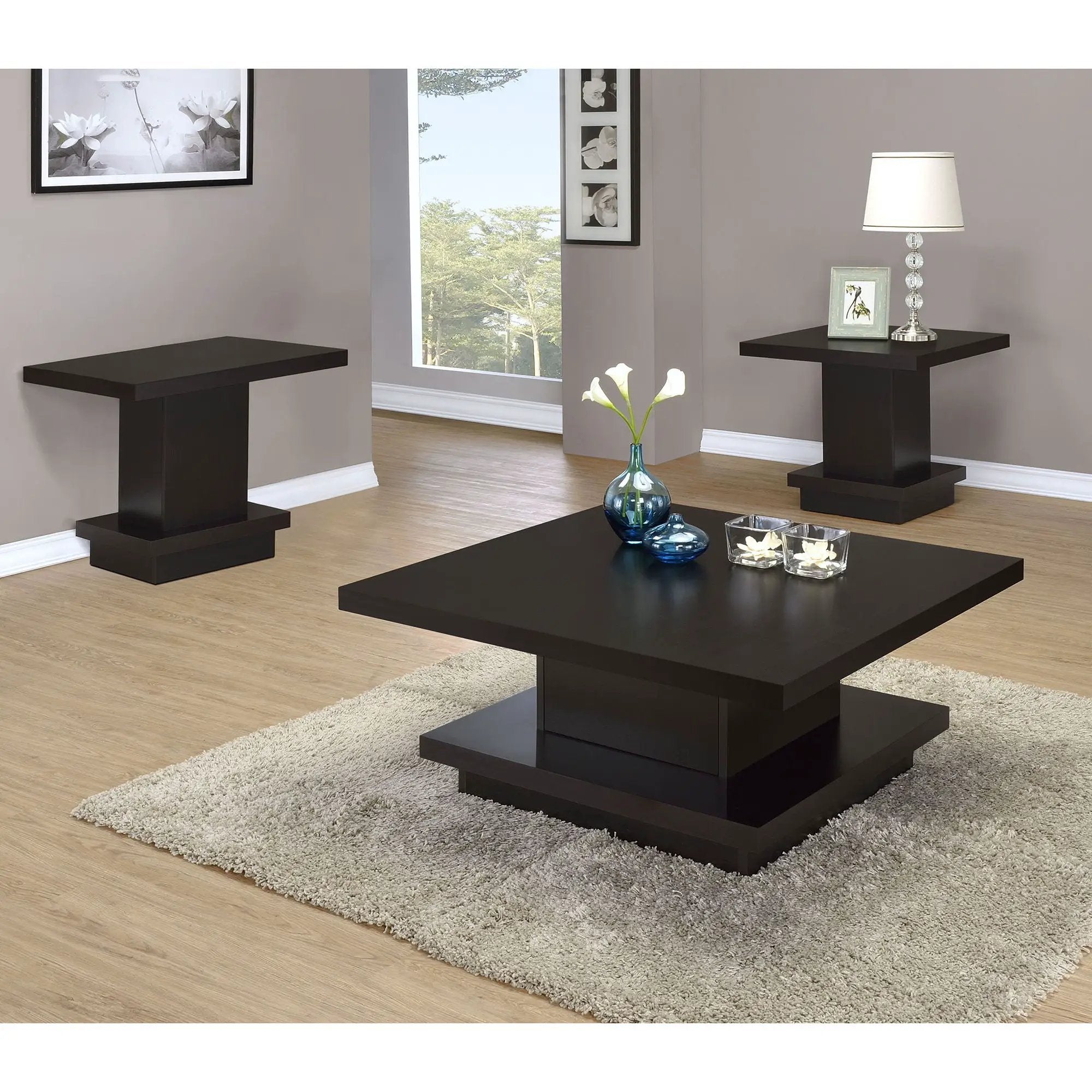 Square Coffee And End Table Set by HouseOfZazla