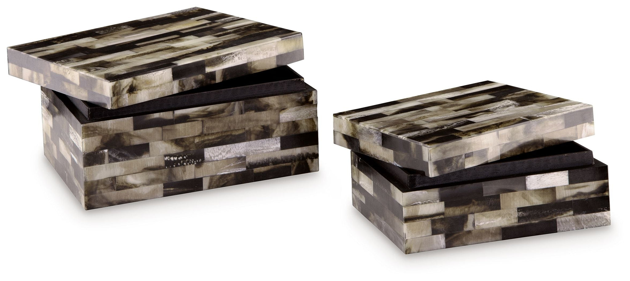 Ellford - Box Set (Set of 2) - Black / Brown / Cream by Unique Piece Furniture