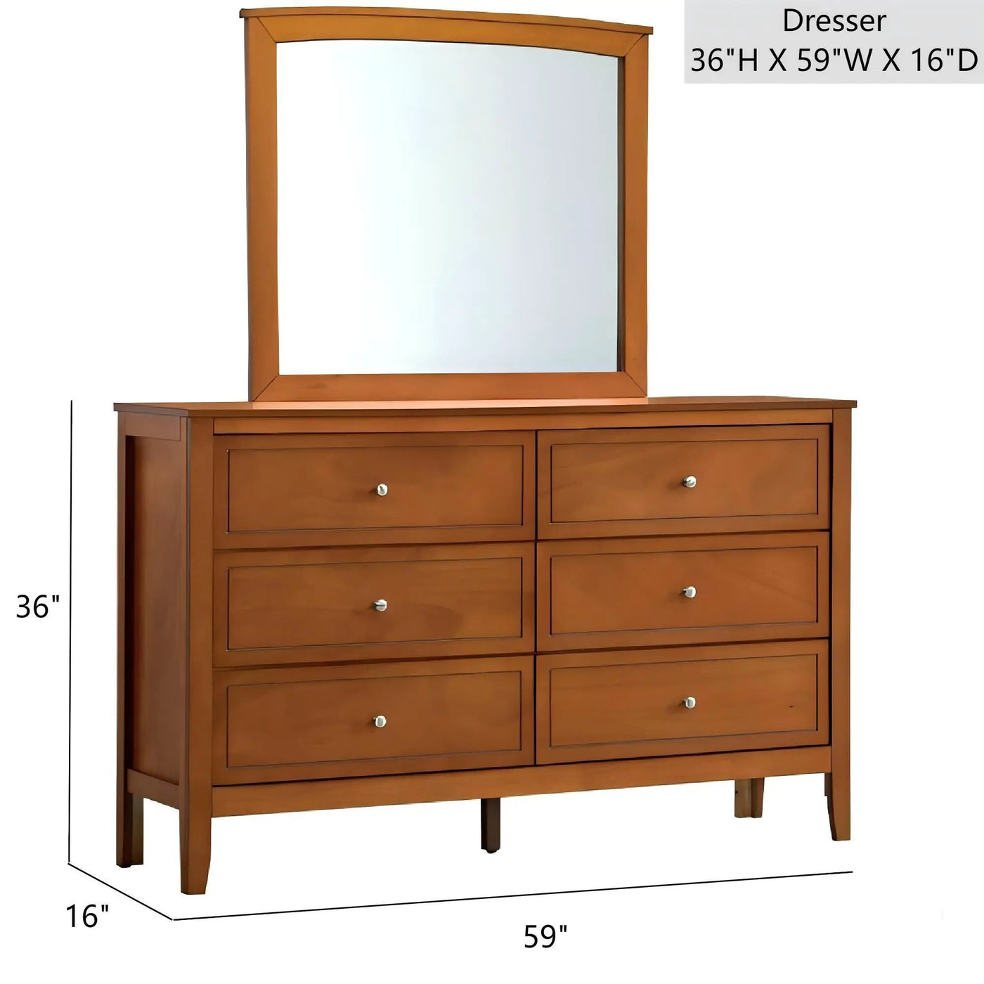 Daniel - Dresser, 6 Drawer by HouseOfZazla