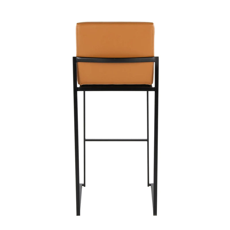 Fuji - Contemporary High Back Barstool Elegant Design by HouseOfZazla