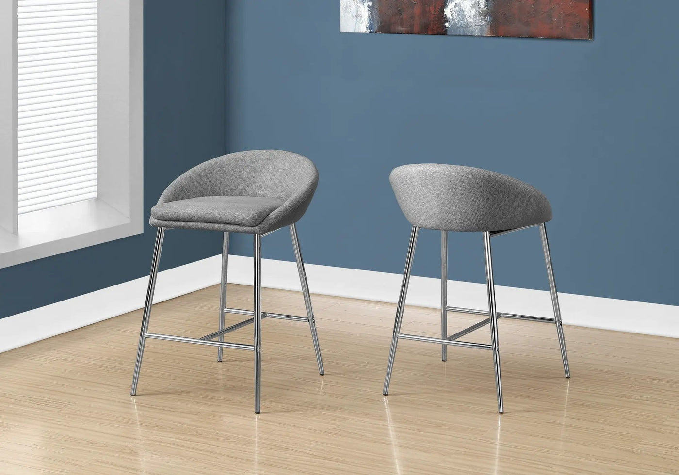 Swivel Stool Bar Height, Contemporary & Modern (Set of 2) by HouseOfZazla