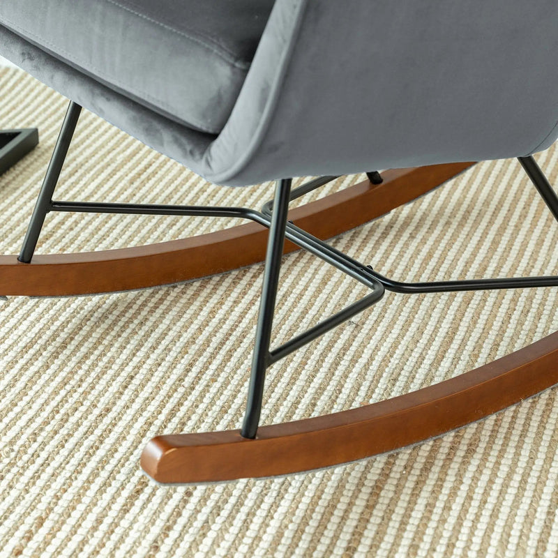 Hannah - Rocking Chair - Gray by Unique Piece Furniture