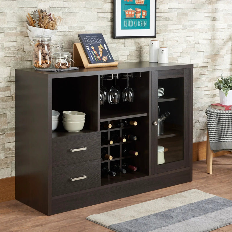 Hazen Wine Cabinet III - Espresso by HouseOfZazla