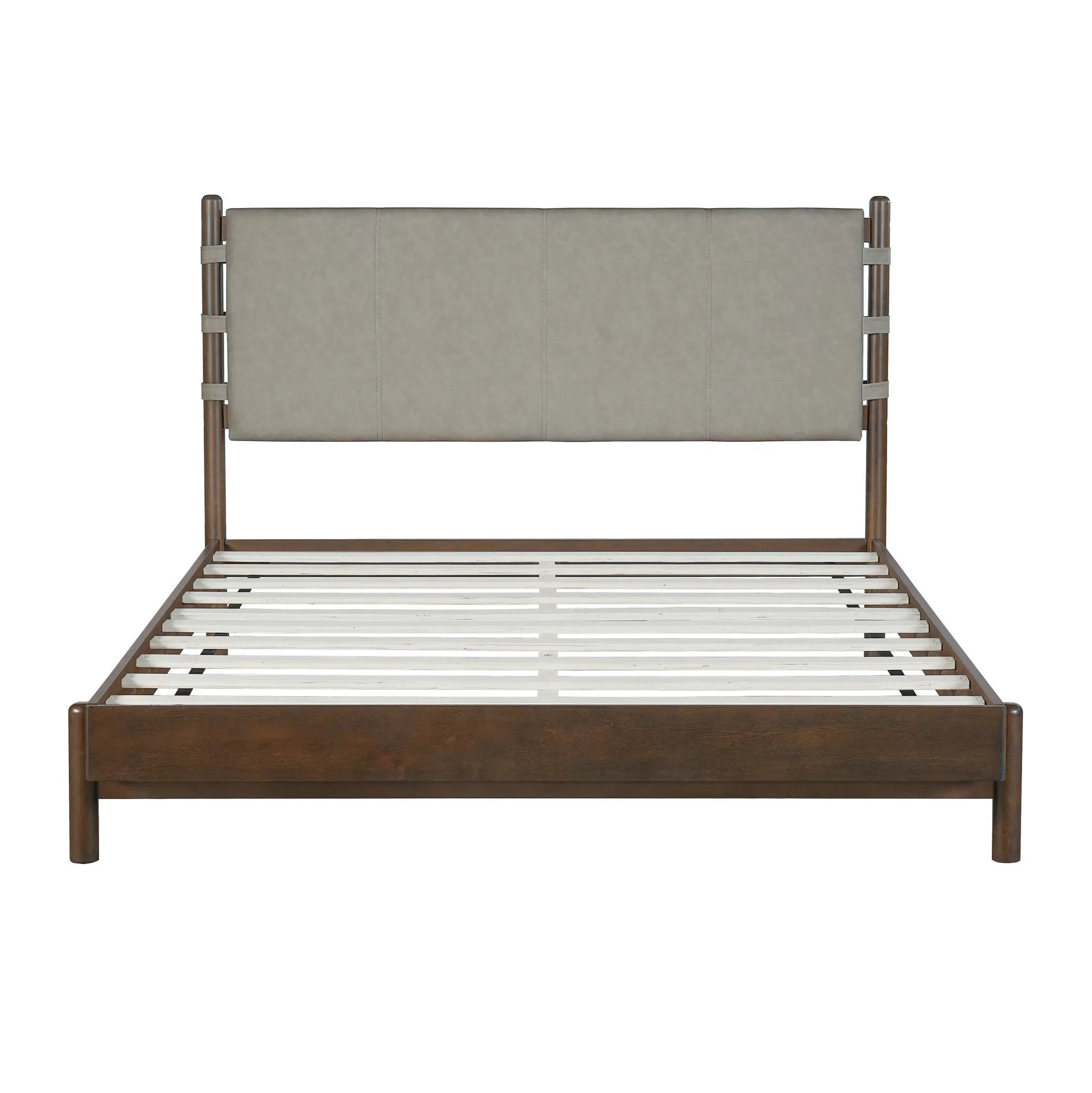 Premium Rubber Wood Platform Bed Frame by HouseOfZazla