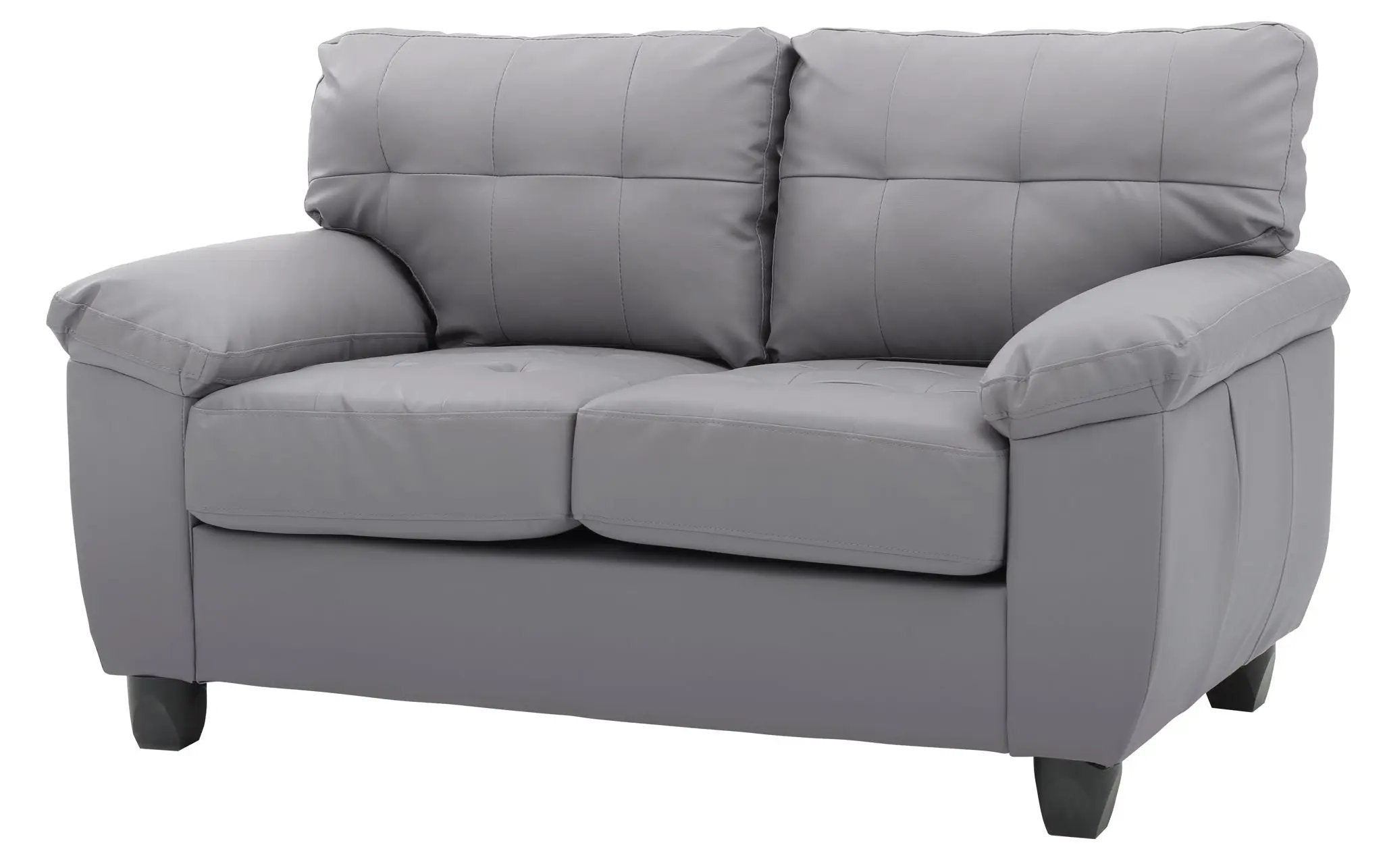 Stylish Loveseat With Padded Arms by Unique Piece Furniture