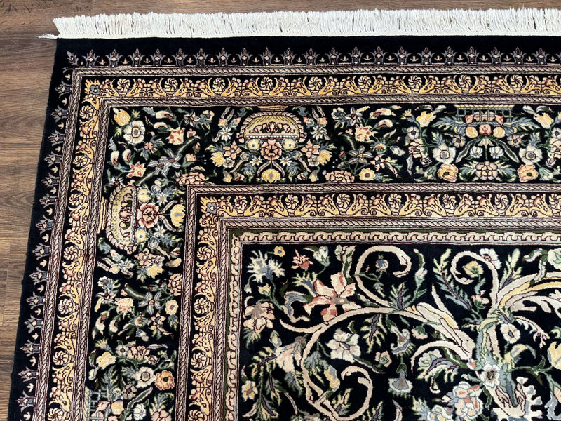 Pak Persian Rug 10x14, Elegant Floral Carpet, Fine 225 KPSI by Jewel Rugs