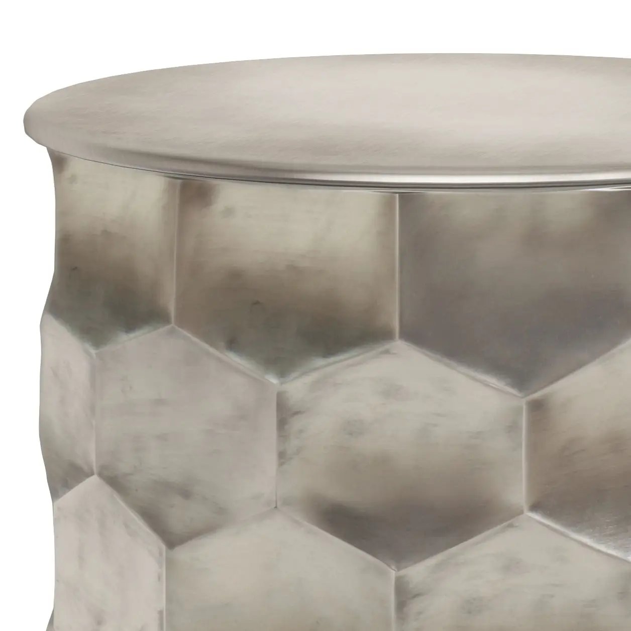 Whitney - Handcrafted Metal Storage Table by HouseOfZazla
