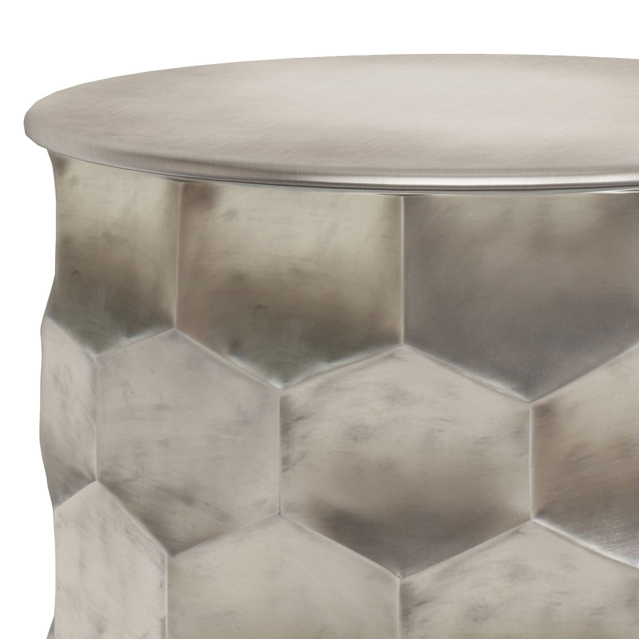 Whitney - Handcrafted Metal Storage Table by HouseOfZazla