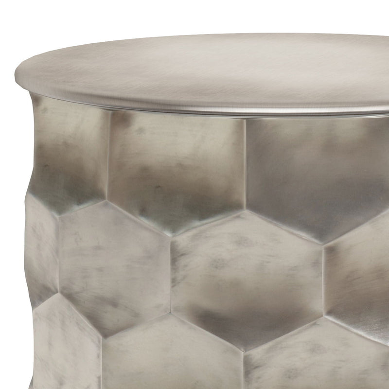 Whitney - Handcrafted Metal Storage Table by HouseOfZazla