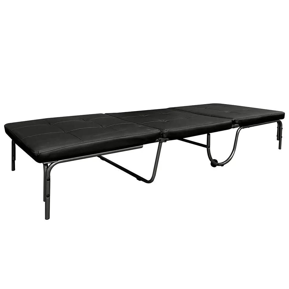 Senon - Adjustable Chair Futon - Silver & Black by Unique Piece Furniture