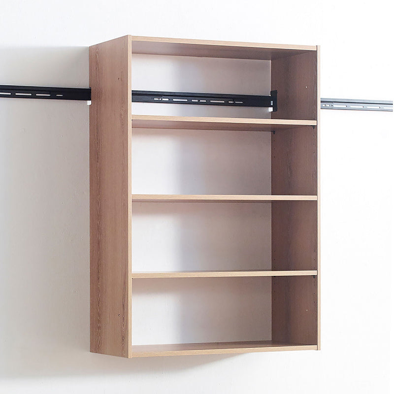 Devi - Wall Mounted Wood Closet System With Modular Units by HouseOfZazla