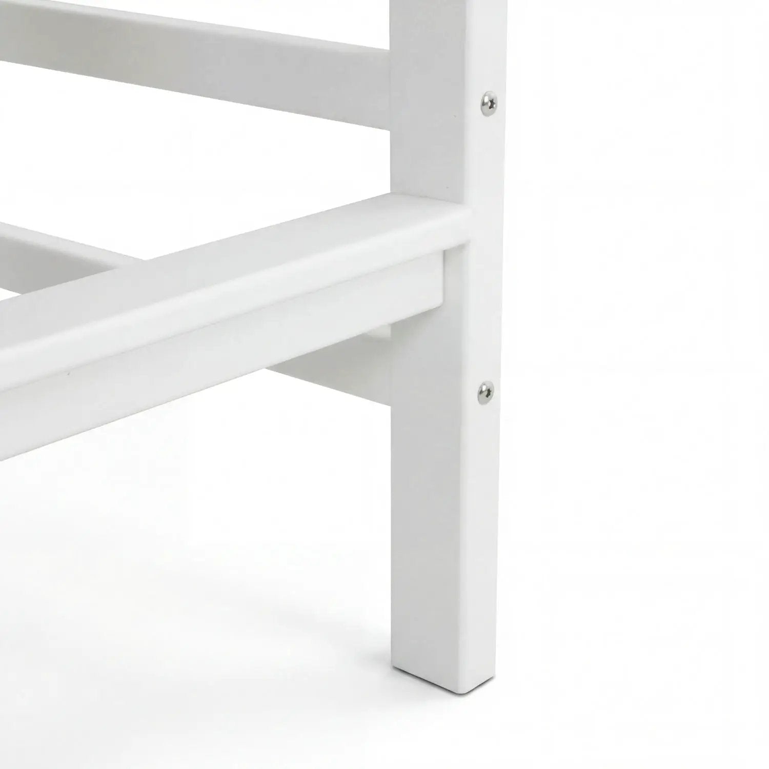Outdoor Bar Height Adirondack Patio Chair With Cup Holder And Armrests All Weather UV Resistant - White by HouseOfZazla