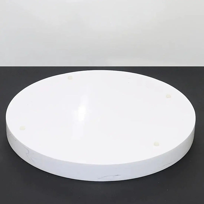 1pc Elegant Black Circular Resin Tray - 27.43cm Hand-Polished, Multi-Purpose Vanity Organizer for Bathroom, Kitchen & Bedroom Decor - Ideal for Jewelry, Keys & Accessories Storage by House Of Avana